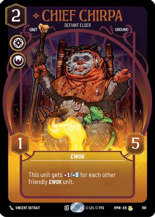 Chief Chirpa - Defiant Elder (Prestige) (818) - Homeworlds