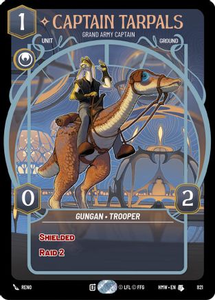 Captain Tarpals - Grand Army Captain (Prestige) (821) - Homeworlds
