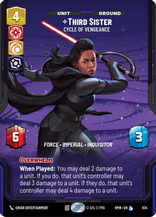 Third Sister - Cycle of Vengeance (Prestige) (834) - Homeworlds