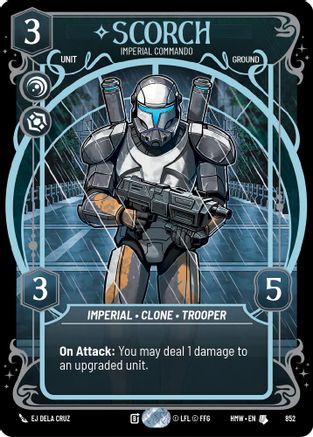 Scorch - Imperial Commando (Prestige Foil) (852) - Homeworlds Foil