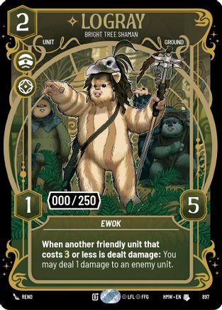 Logray - Bright Tree Shaman (Serialized) (897) - Homeworlds Foil