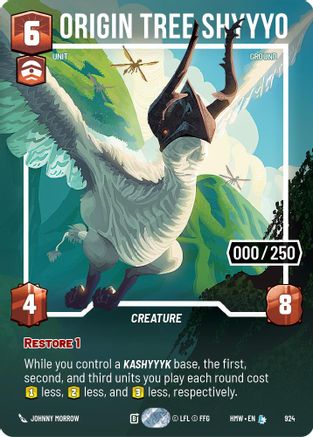 Origin Tree Shyyyo (Serialized) (924) - Homeworlds Foil