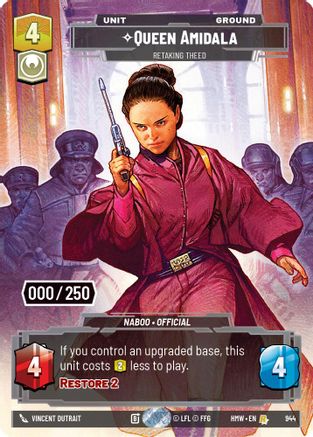 Queen Amidala - Retaking Theed (Serialized) (944) - Homeworlds Foil