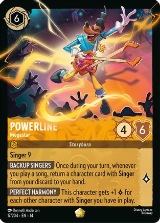 Powerline - Megastar (17/204) - Hyperia City Cold Foil