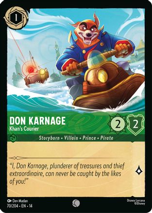 Don Karnage - Khan's Courier (70/204) - Hyperia City