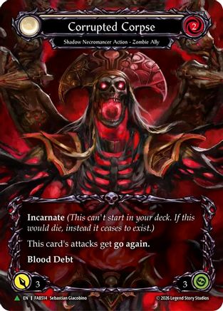 Corrupted Corpse (Marvel) (FAB514) (A) (FAB514) - Flesh and Blood: Promo Cards Cold Foil