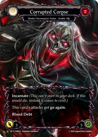 Corrupted Corpse (Marvel) (FAB514) (J) (FAB514) - Flesh and Blood: Promo Cards Cold Foil