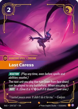 Last Caress (154/167) - Radiance Foil