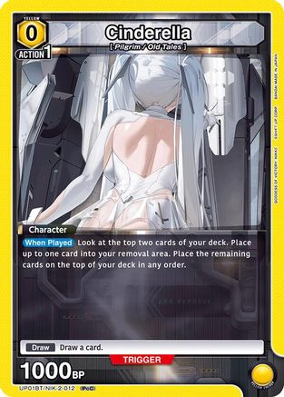 Cinderella (012) (UP01BT/NIK-2-012) - UP01BT GODDESS OF VICTORY NIKKE Precious Booster Foil