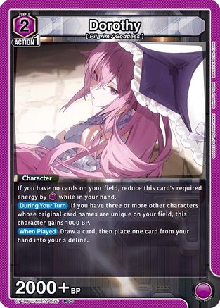 Dorothy (029) (UP01BT/NIK-2-029) - UP01BT GODDESS OF VICTORY NIKKE Precious Booster Foil