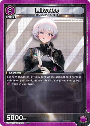 Liliweiss (UP01BT/NIK-2-032) - UP01BT GODDESS OF VICTORY NIKKE Precious Booster Foil