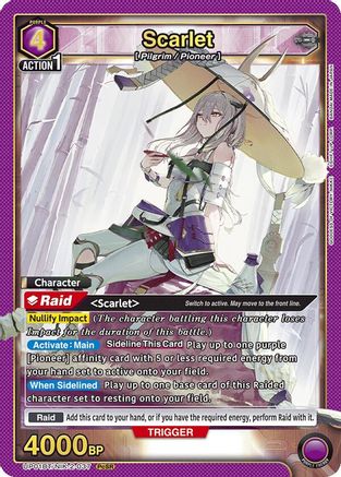Scarlet (UP01BT/NIK-2-037) - UP01BT GODDESS OF VICTORY NIKKE Precious Booster Foil