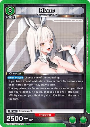 Blanc (UP01BT/NIK-2-042) - UP01BT GODDESS OF VICTORY NIKKE Precious Booster Foil