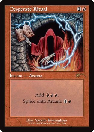 Desperate Ritual (2706) (Retro Frame) (SLD-2706) - Secret Lair Drop Series