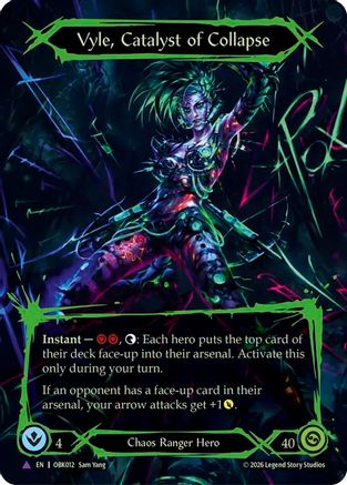 Vyle, Catalyst of Collapse (Marvel) (OBK012) - Outbreak Cold Foil