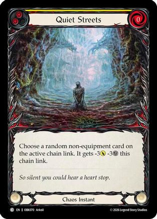 Quiet Streets (OBK070) - Outbreak Rainbow Foil