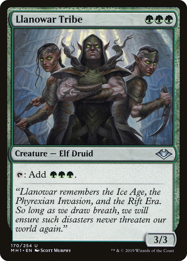 Llanowar Tribe [Modern Horizons]