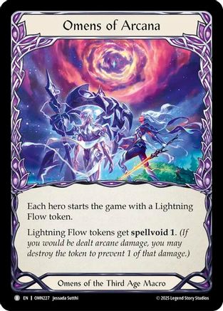 Omens of Arcana // Lightning Flow (OMN227) - Omens of the Third Age