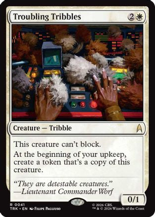 Troubling Tribbles (TRK-041) - Star Trek Foil