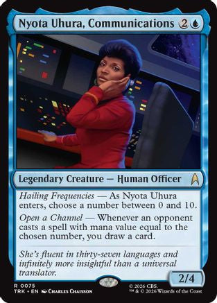 Nyota Uhura, Communications (TRK-075) - Star Trek