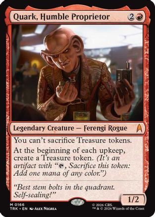Quark, Humble Proprietor (TRK-166) - Star Trek Foil