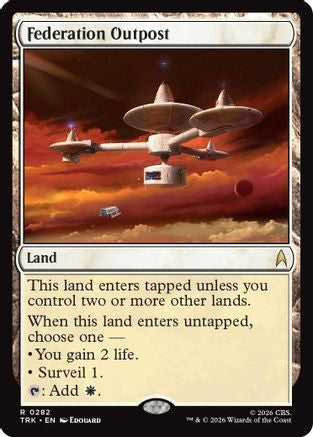 Federation Outpost (TRK-282) - Star Trek Foil