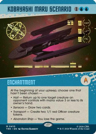 Kobayashi Maru Scenario (Showcase) (TRK-410) - Star Trek Foil