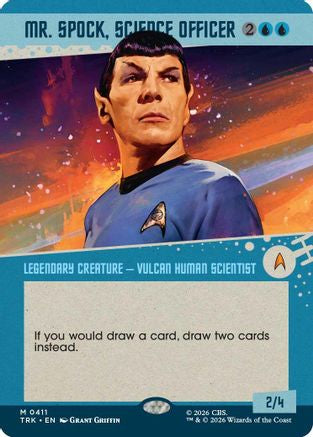 Mr. Spock, Science Officer (Showcase) (TRK-411) - Star Trek Foil