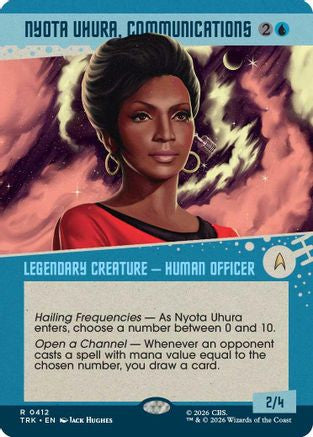 Nyota Uhura, Communications (Showcase) (TRK-412) - Star Trek Foil