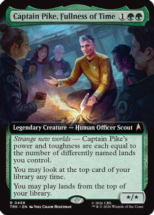 Captain Pike, Fullness of Time (Extended Art) (TRK-468) - Star Trek Foil