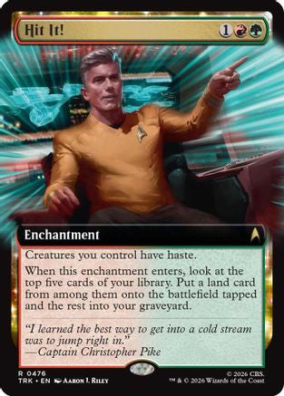 Hit It! (Extended Art) (TRK-476) - Star Trek