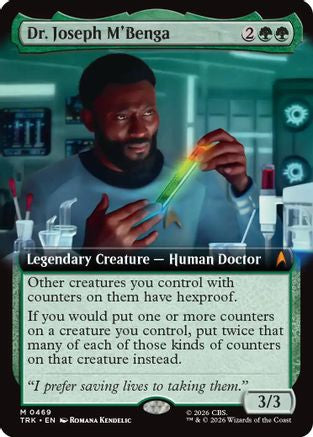 Dr. Joseph M'Benga (Extended Art) (TRK-469) - Star Trek