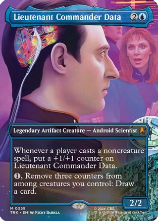 Lieutenant Commander Data (Borderless) (TRK-359) - Star Trek