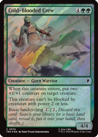 Cold-Blooded Crew (TRK-574) - Star Trek Foil