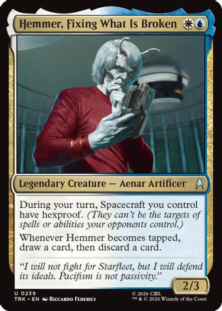 Hemmer, Fixing What Is Broken (TRK-239) - Star Trek