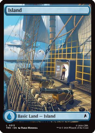 Island (0313) (TRK-313) - Star Trek Foil