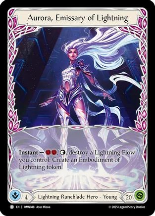 Aurora, Emissary of Lightning // Aphrodias (OMN048) - Omens of the Third Age