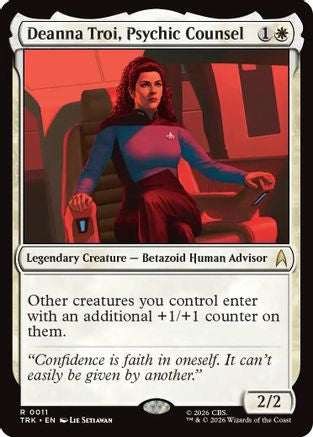Deanna Troi, Psychic Counsel (TRK-011) - Star Trek Foil