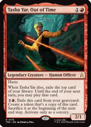 Tasha Yar, Out of Time (TRK-176) - Star Trek Foil