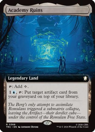 Academy Ruins (Extended Art) (TRC-366) - Commander: Star Trek