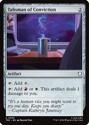 Talisman of Conviction (Surge Foil) (TRC-503) - Commander: Star Trek Foil