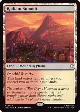 Radiant Summit (TRC-549) - Commander: Star Trek
