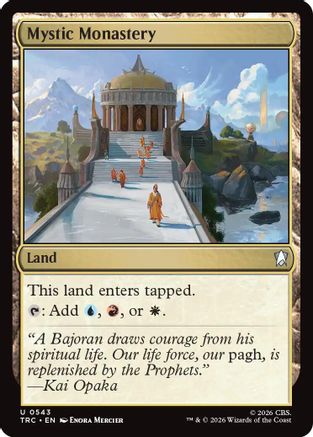 Mystic Monastery (Surge Foil) (TRC-543) - Commander: Star Trek Foil