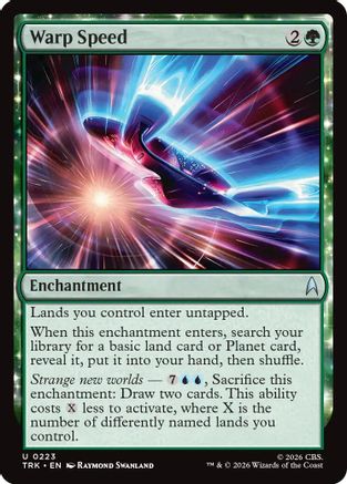 Warp Speed (TRK-223) - Star Trek Foil