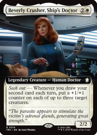 Beverly Crusher, Ship's Doctor (Extended Art) (TRC-214) - Commander: Star Trek