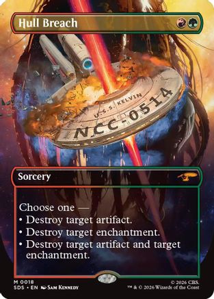 Hull Breach (Borderless) (SDS-018) - Star Trek: Stardates Foil