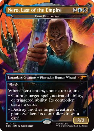 Nero, Last of the Empire - Ertai Resurrected (Borderless) (SDS-020) - Star Trek: Stardates Foil