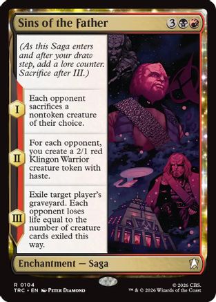 Sins of the Father (TRC-104) - Commander: Star Trek
