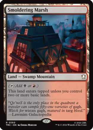 Smoldering Marsh (Surge Foil) (TRC-560) - Commander: Star Trek Foil