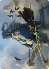 Skybeast Tracker // Skybeast Tracker (AWOE-027) - Wilds of Eldraine Art Series (Borderless) Foil